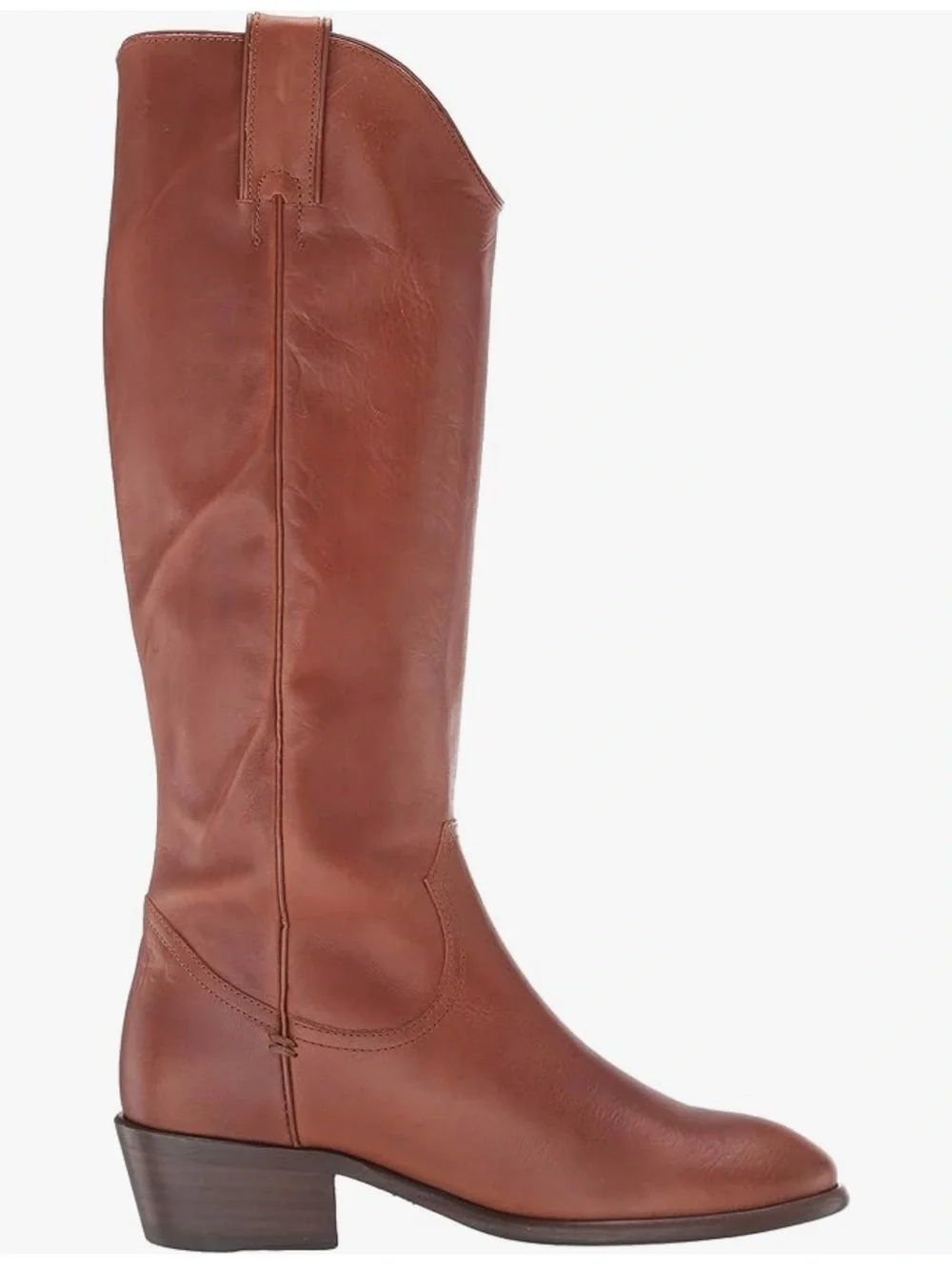 Frye Carson Pull On Women's Tall Cowgirl Leather Boots Molasses Western Vintage - Picture 7 of 16